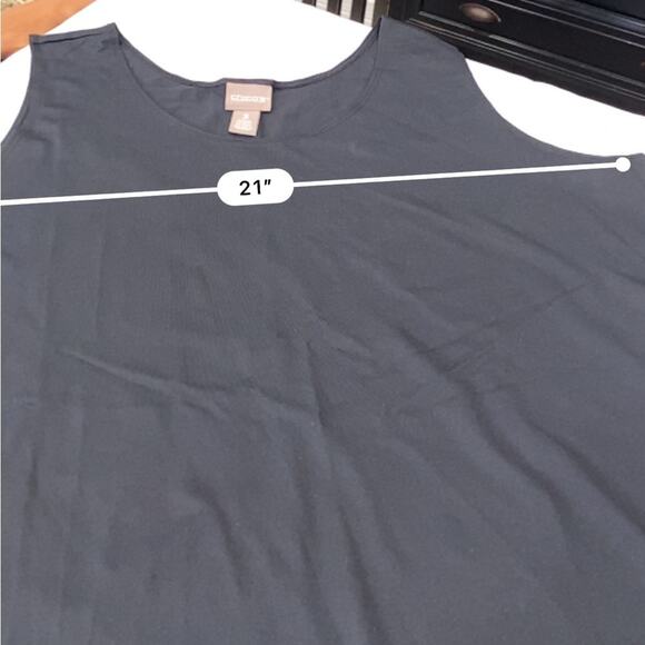 Chico's Red and Black Classic layering tanks Size 3/XL - Picture 4 of 7